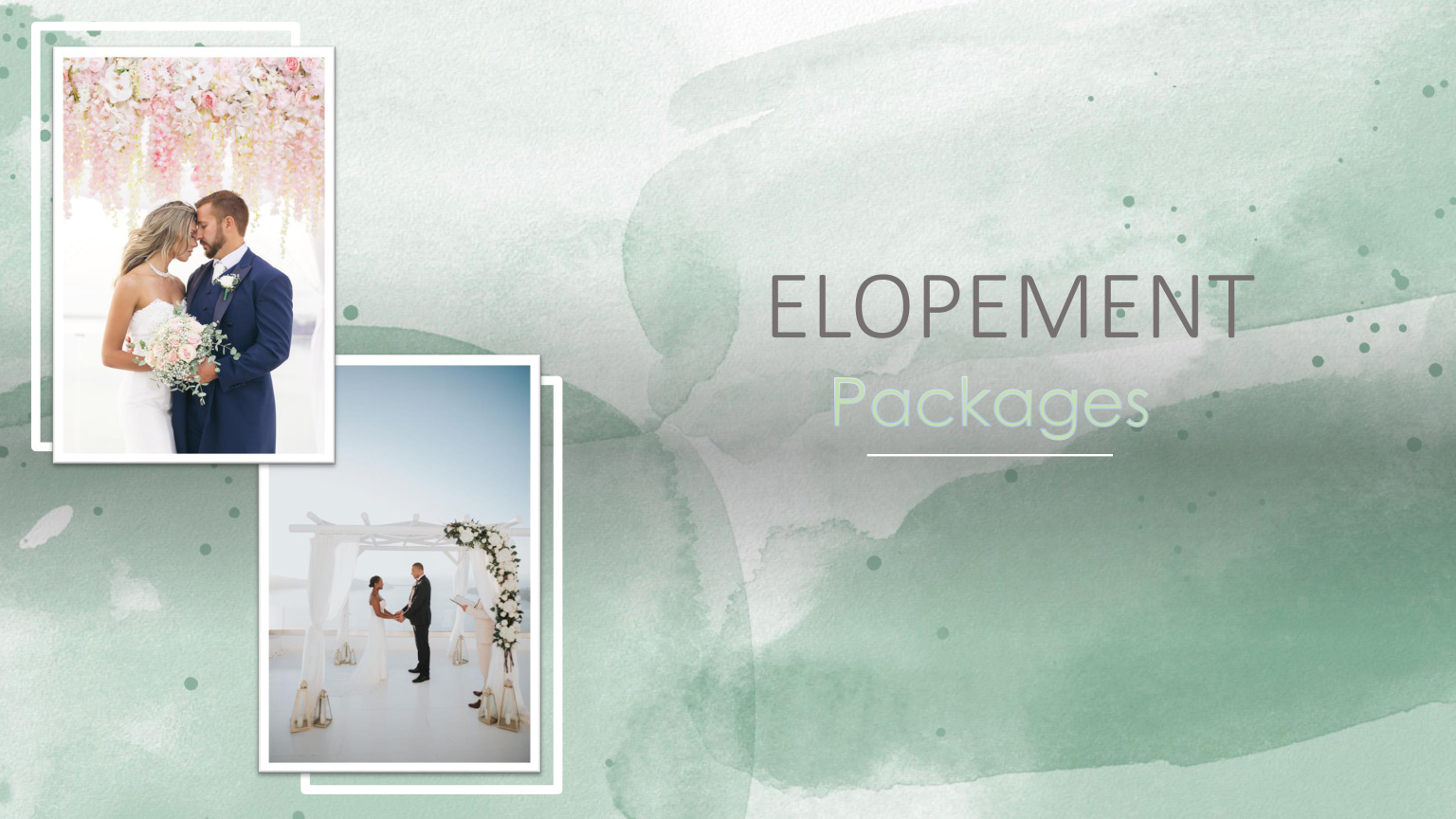 Elopement paketi na Santoriniju