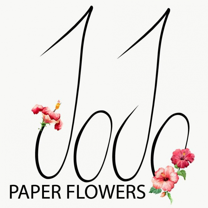 JoJo paper flowers, dekoracije i pozadine od papirnog cveća, bidermajeri
