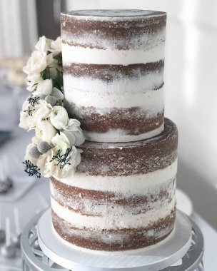 torta za venčanja, gola svadbena torta